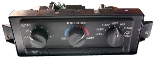 Heating, Ventilation, Air Conditioning Controls (1998-1999)